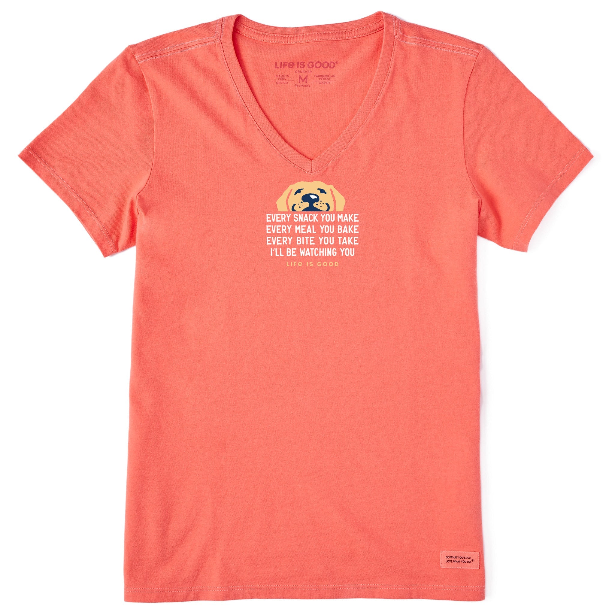 Women's I'll Be Watching You Short Sleeve Vee
