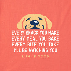 Women's I'll Be Watching You Short Sleeve Vee
