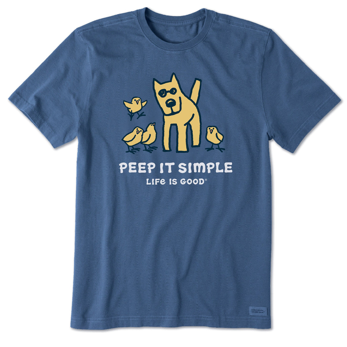 Men's Peep it Simple Short Sleeve Crusher Tee