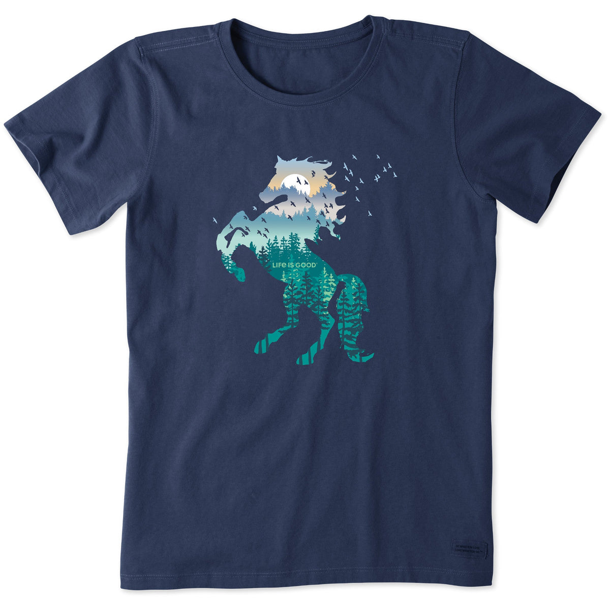 Women's Horsescape Short Sleeve Crusher Tee