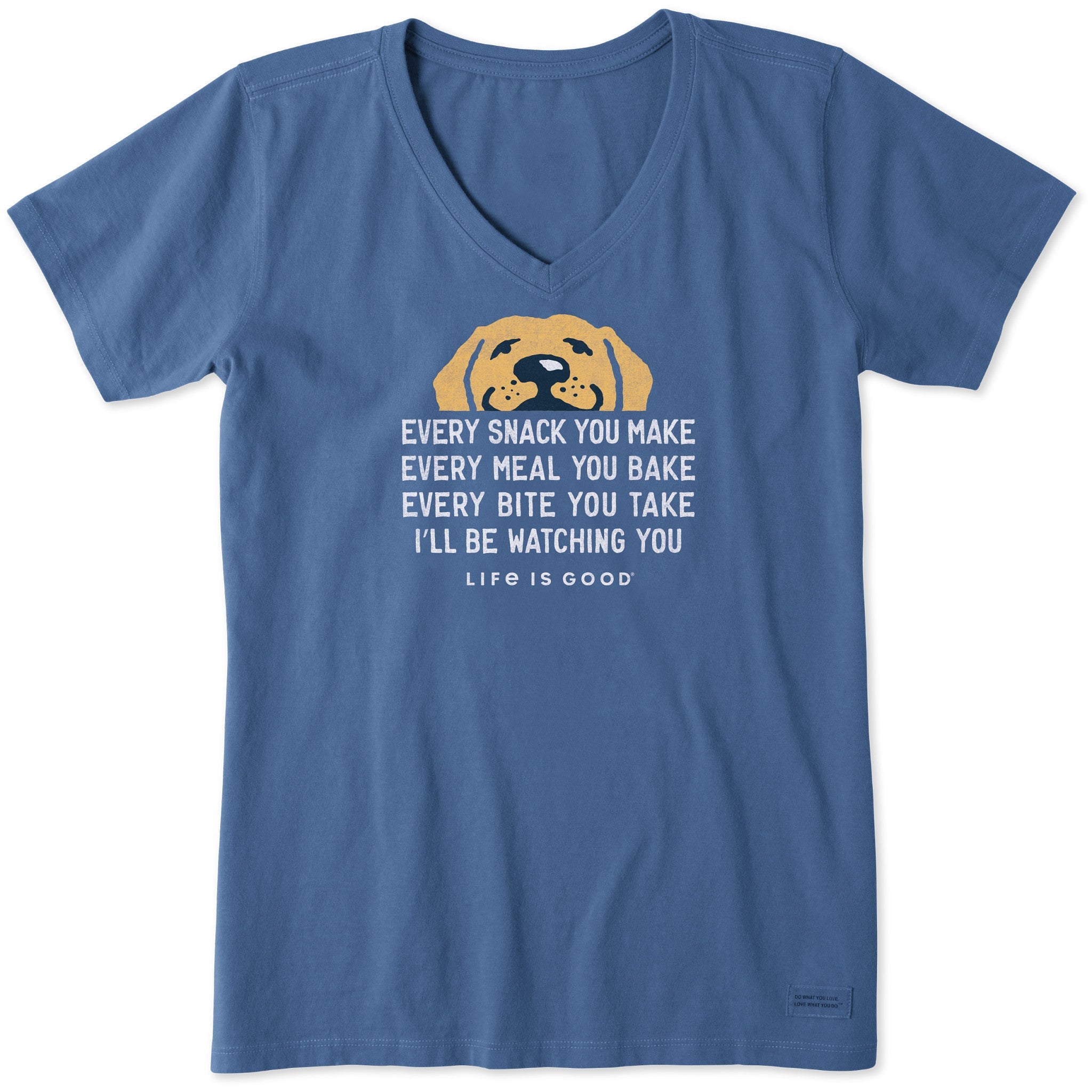 Women's I'll Be Watching You Short Sleeve Vee