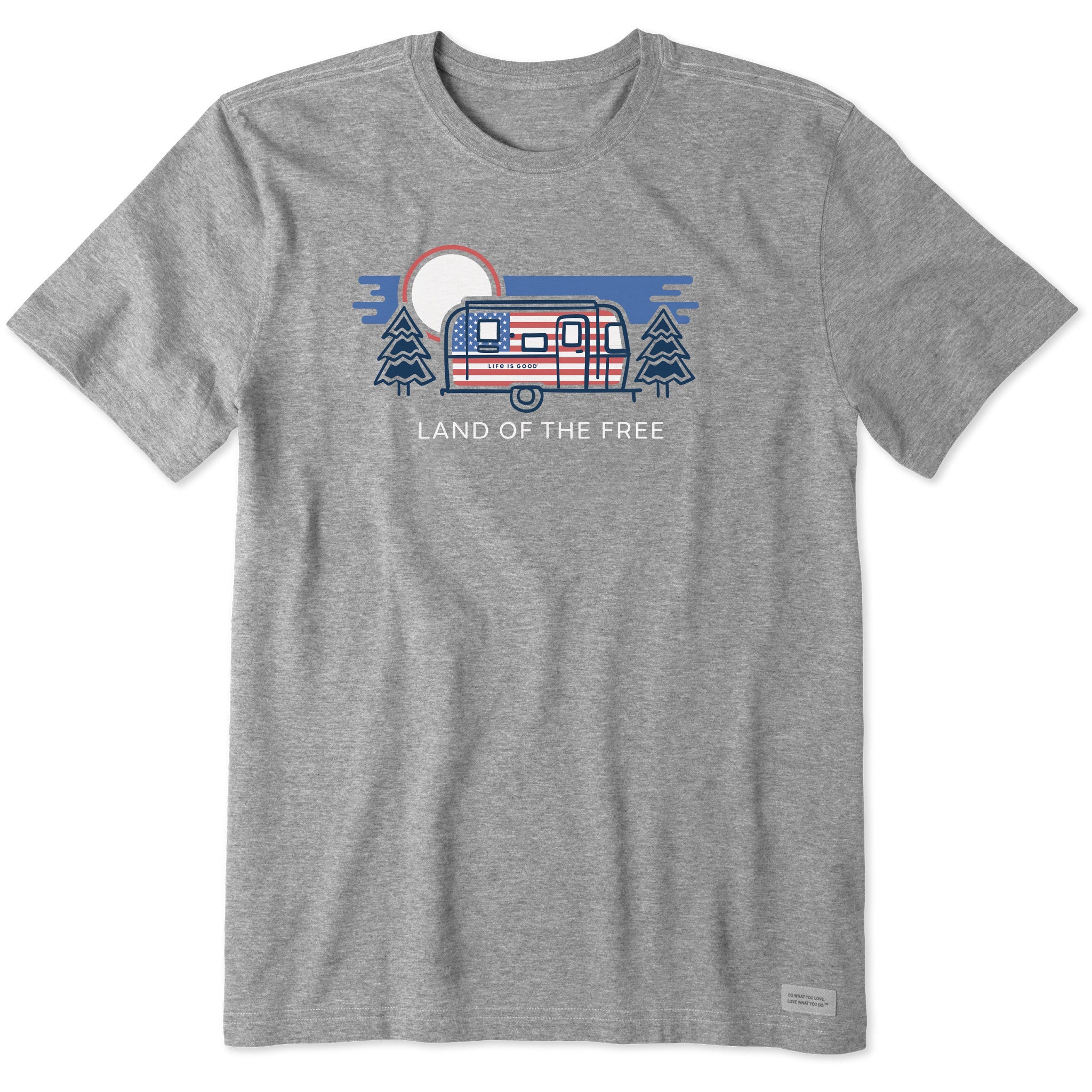 Men's Land of the Free Camper Short Sleeve Tee