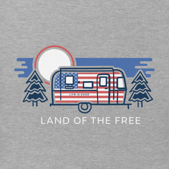 Men's Land of the Free Camper Short Sleeve Tee