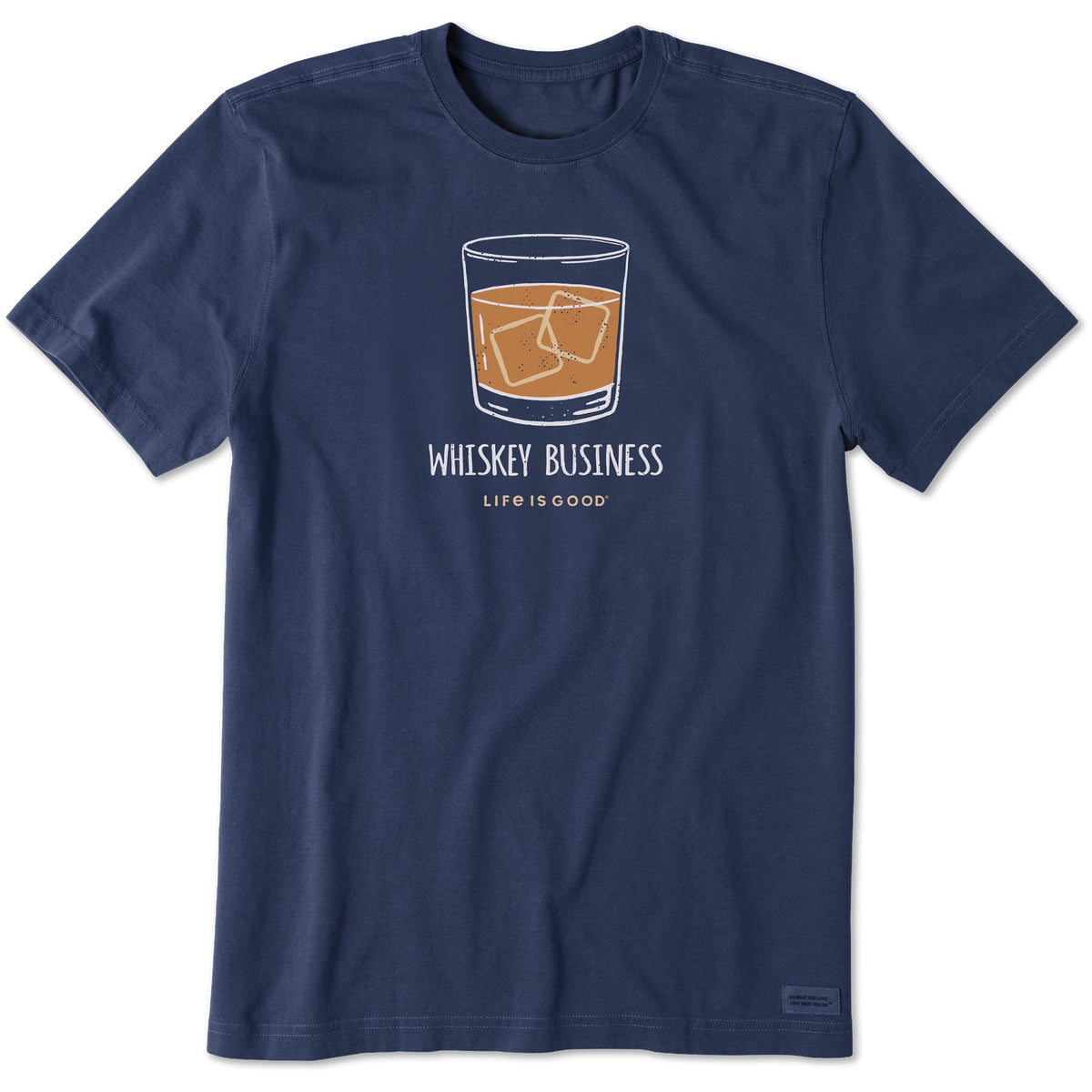 Men's Whiskey Business Short Sleeve Crusher Tee