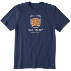 Men's Whiskey Business Short Sleeve Crusher Tee