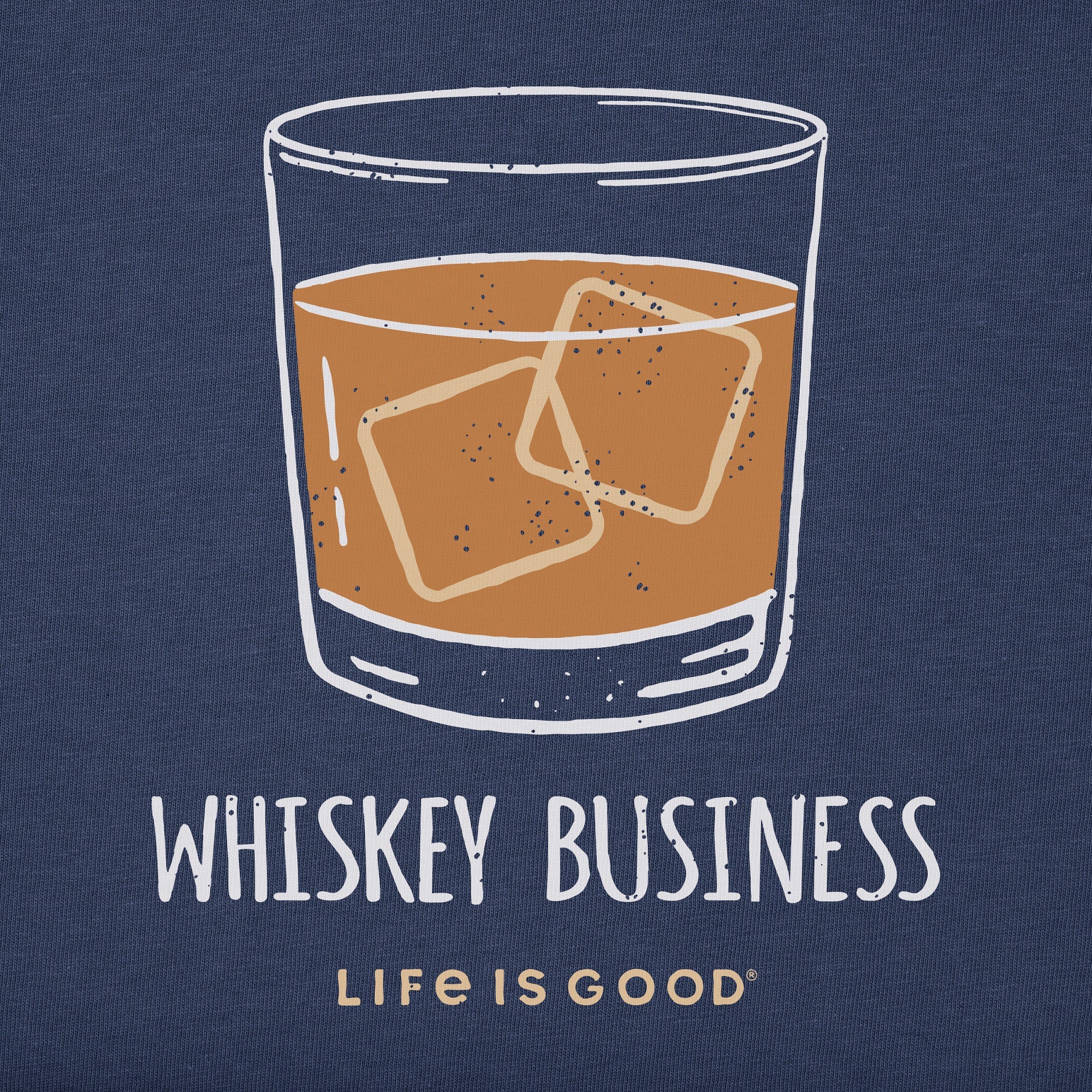 Men's Whiskey Business Short Sleeve Crusher Tee