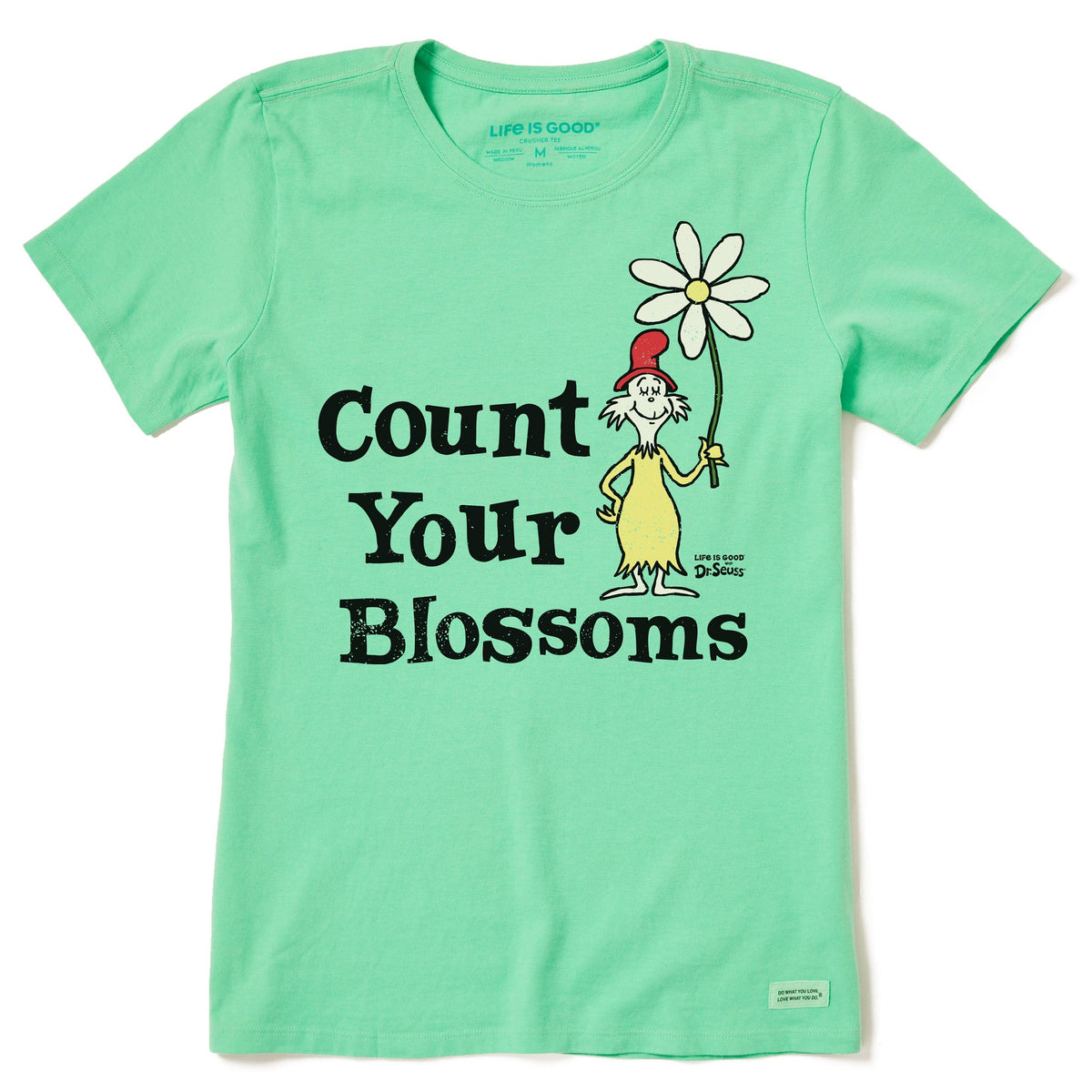 Women's Green Eggs Blossoms Short Sleeve Crusher-LITE Tee