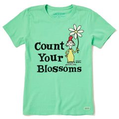 Women's Green Eggs Blossoms Short Sleeve Crusher-LITE Tee