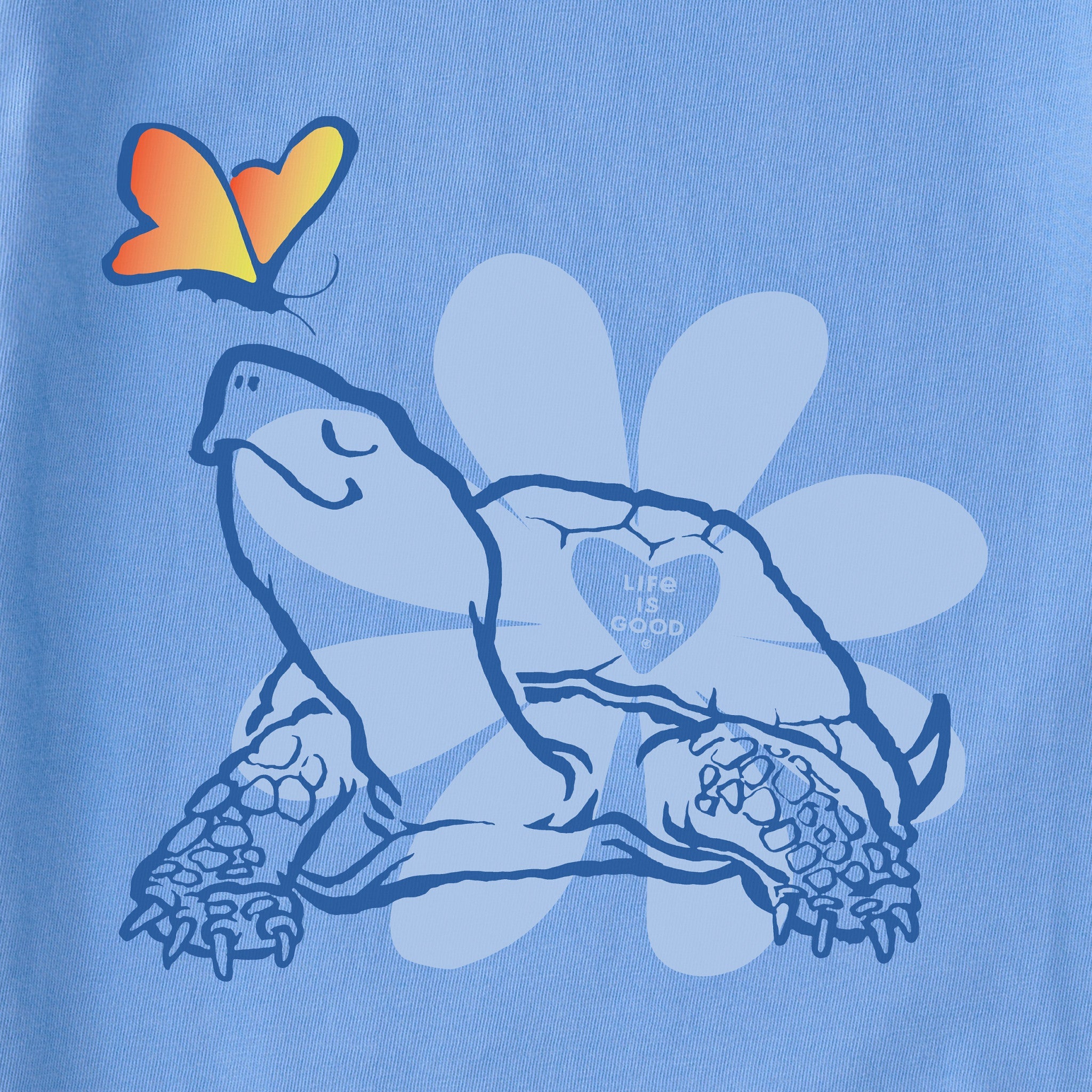Women's Daisy Turtle Short Sleeve Vee
