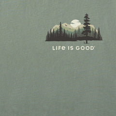 Men's Evergreen Silhouette Short Sleeve Crusher Tee