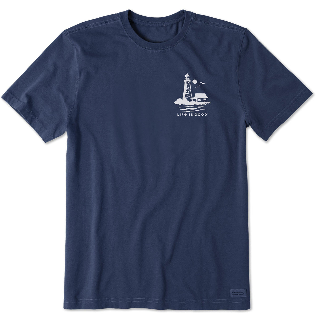 Men's Lighthouse Sea Short Sleeve Crusher Tee