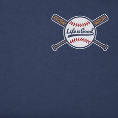 Men's Baseball and Bats Short Sleeve Crusher Tee
