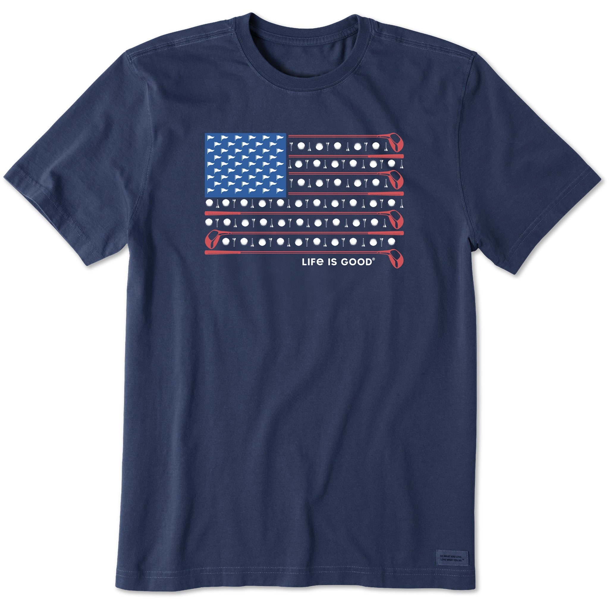 Men's The Golf Spangled Banner Short Sleeve Tee