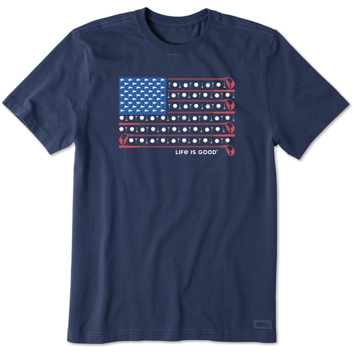 Men's The Golf Spangled Banner Short Sleeve Tee