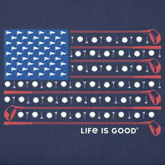 Men's The Golf Spangled Banner Short Sleeve Tee