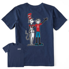 Kids Jake & The Cat in the Hat Short Sleeve Crusher Tee