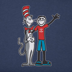 Kids Jake & The Cat in the Hat Short Sleeve Crusher Tee