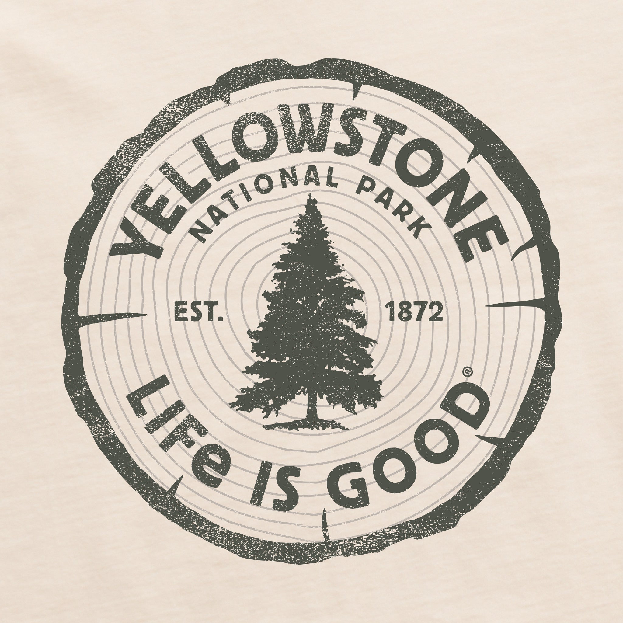 Men's Yellowstone Stump Short Sleeve Crusher Tee