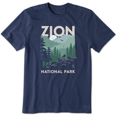 Men's Zion Wolf Short Sleeve Crusher Tee