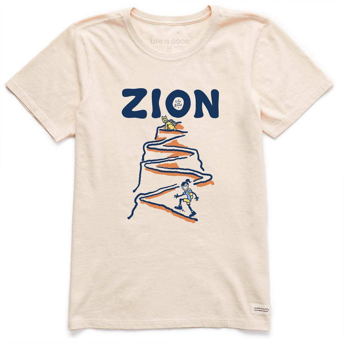Women's Jackie Rocket Zion Switchback Hike Short Sleeve Crusher Tee