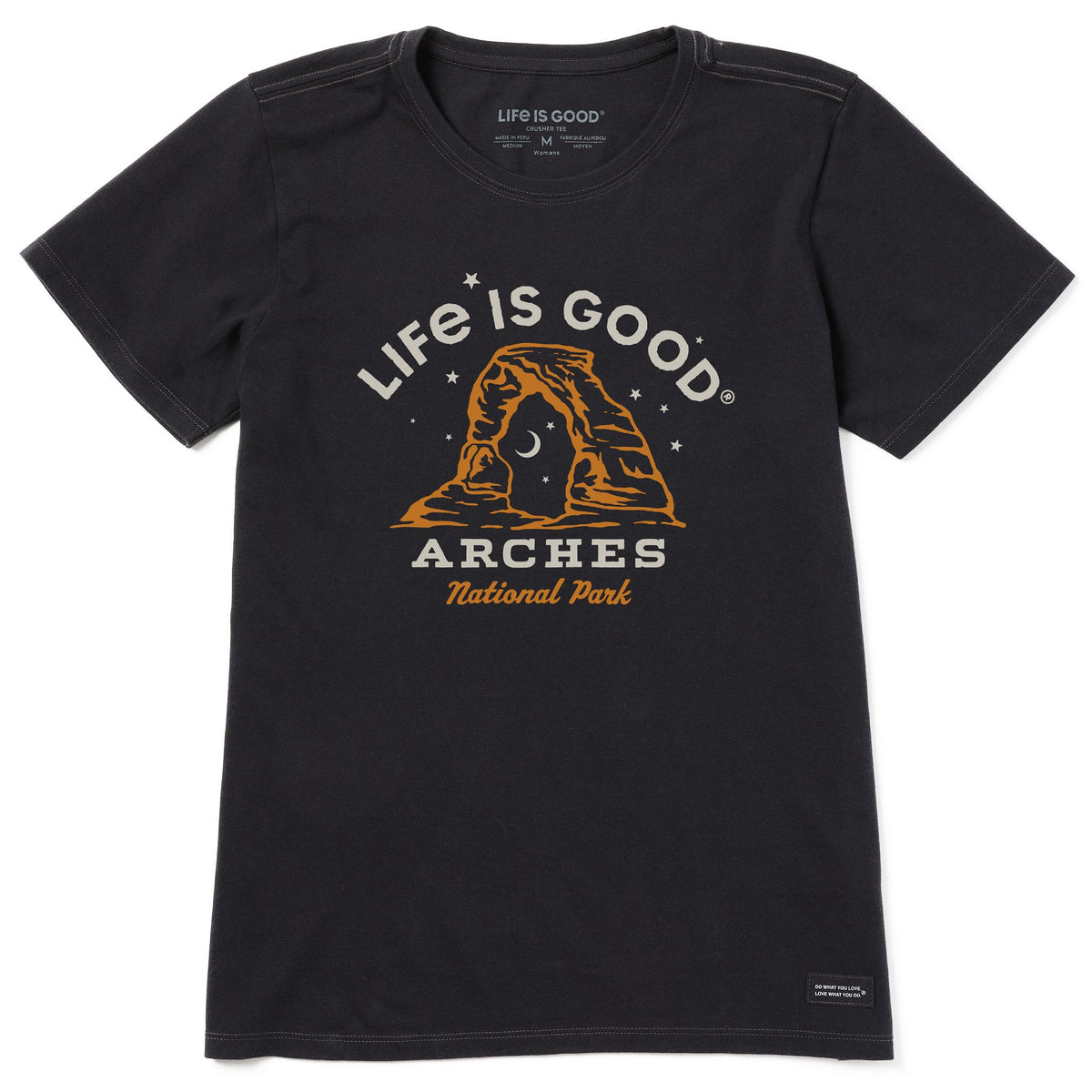 Women's Arches National Park Hand Drawn Short Sleeve Crusher Tee