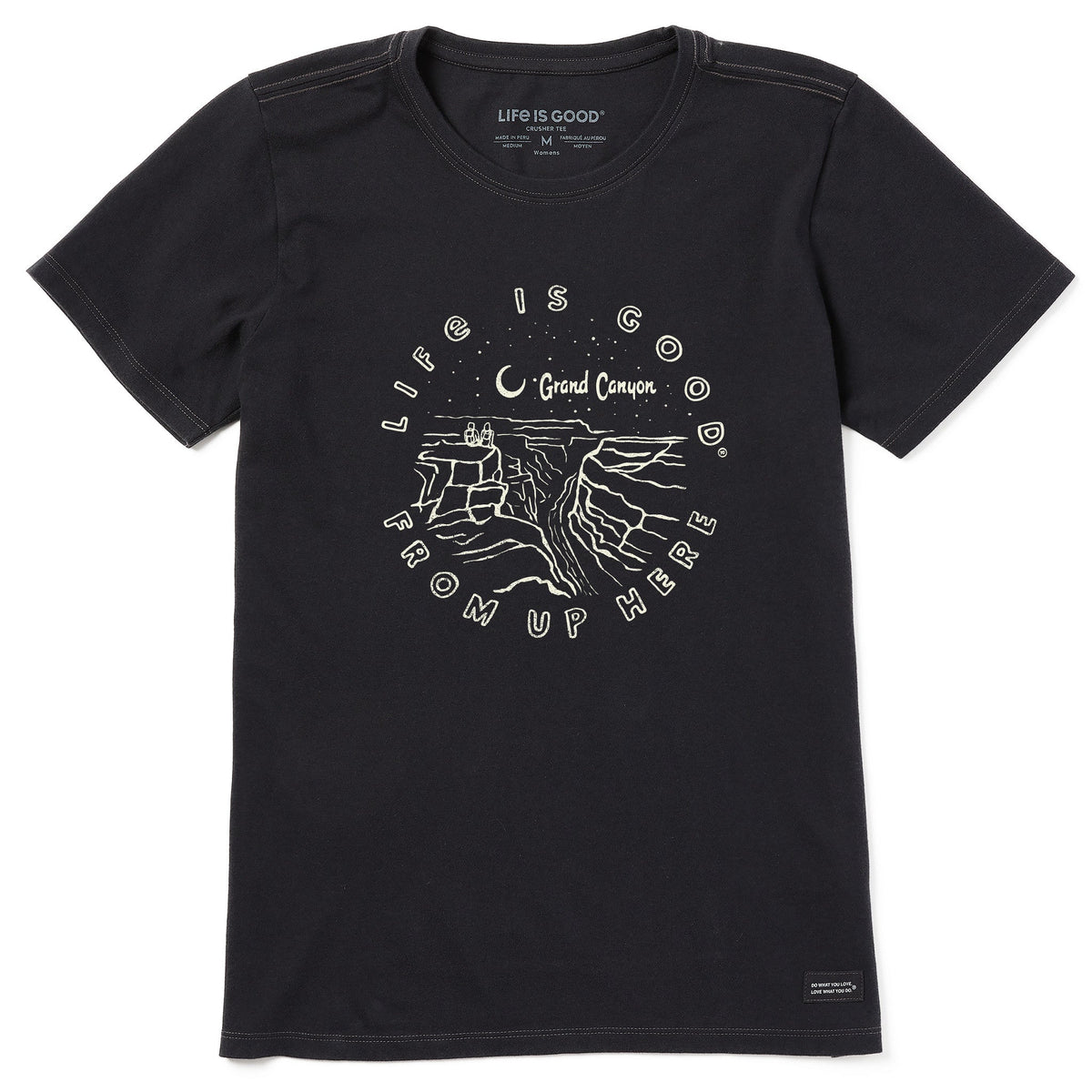 Women's Grand Canyon From Up Here Short Sleeve Crusher Tee