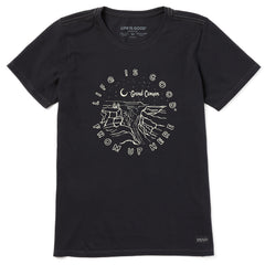 Women's Grand Canyon From Up Here Short Sleeve Crusher Tee