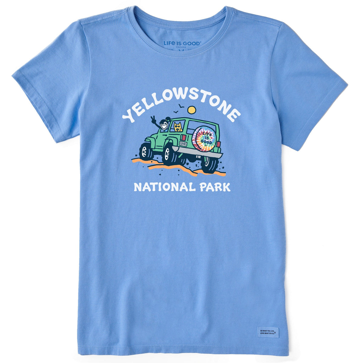 Women's Jackie and Rocket Yellowstone 4x4 Short Sleeve Crusher Tee
