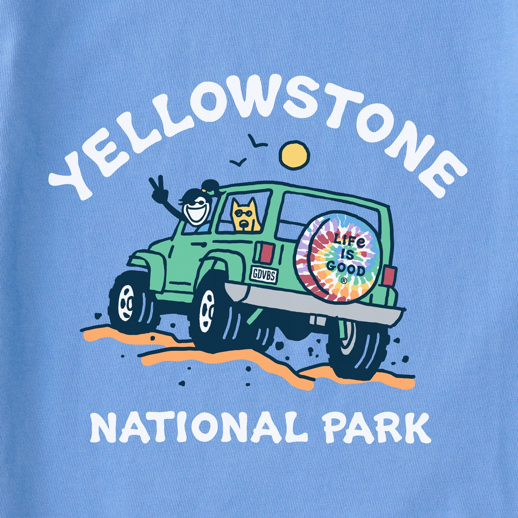 Women's Jackie and Rocket Yellowstone 4x4 Short Sleeve Crusher Tee