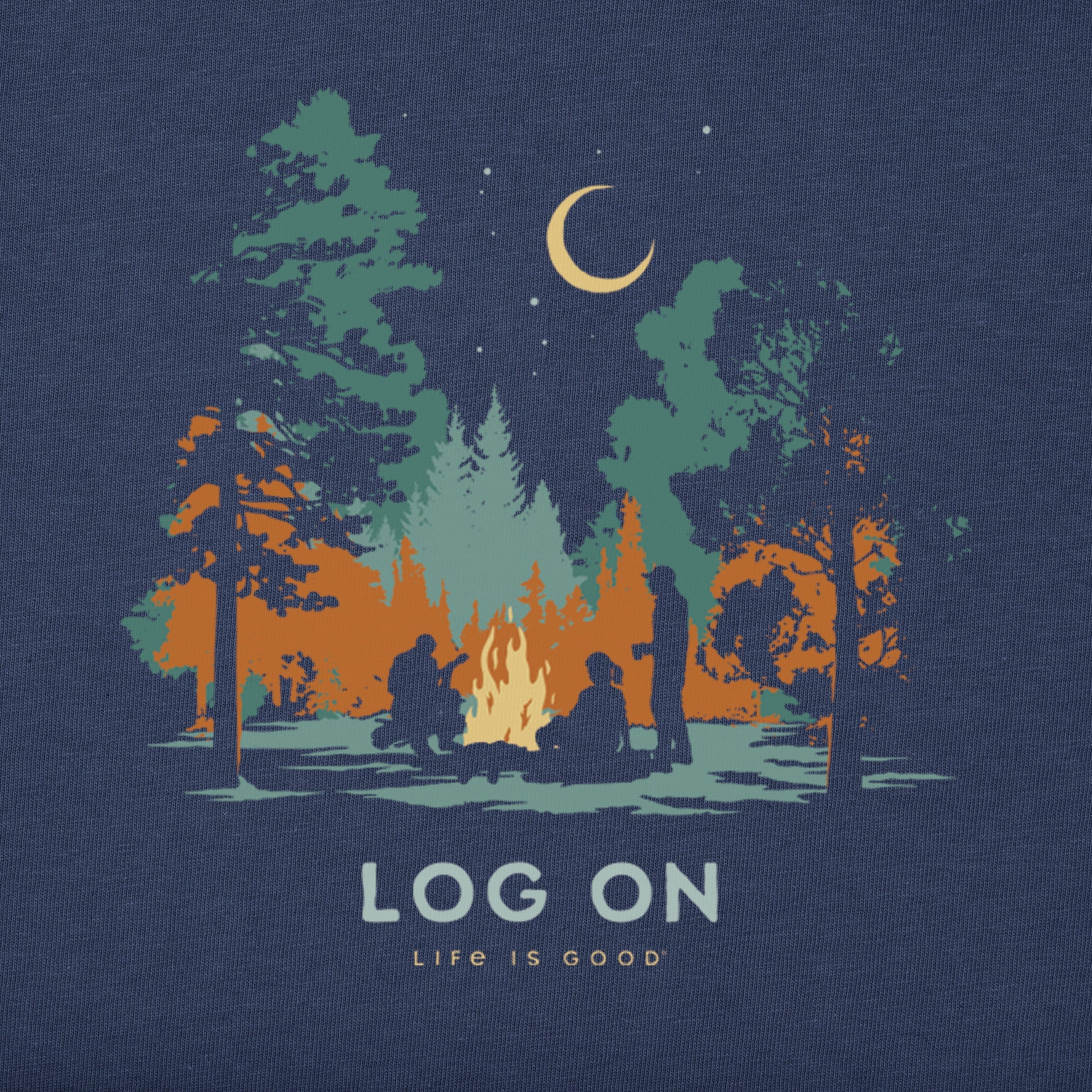 Men's Log On Short Sleeve Crusher Tee