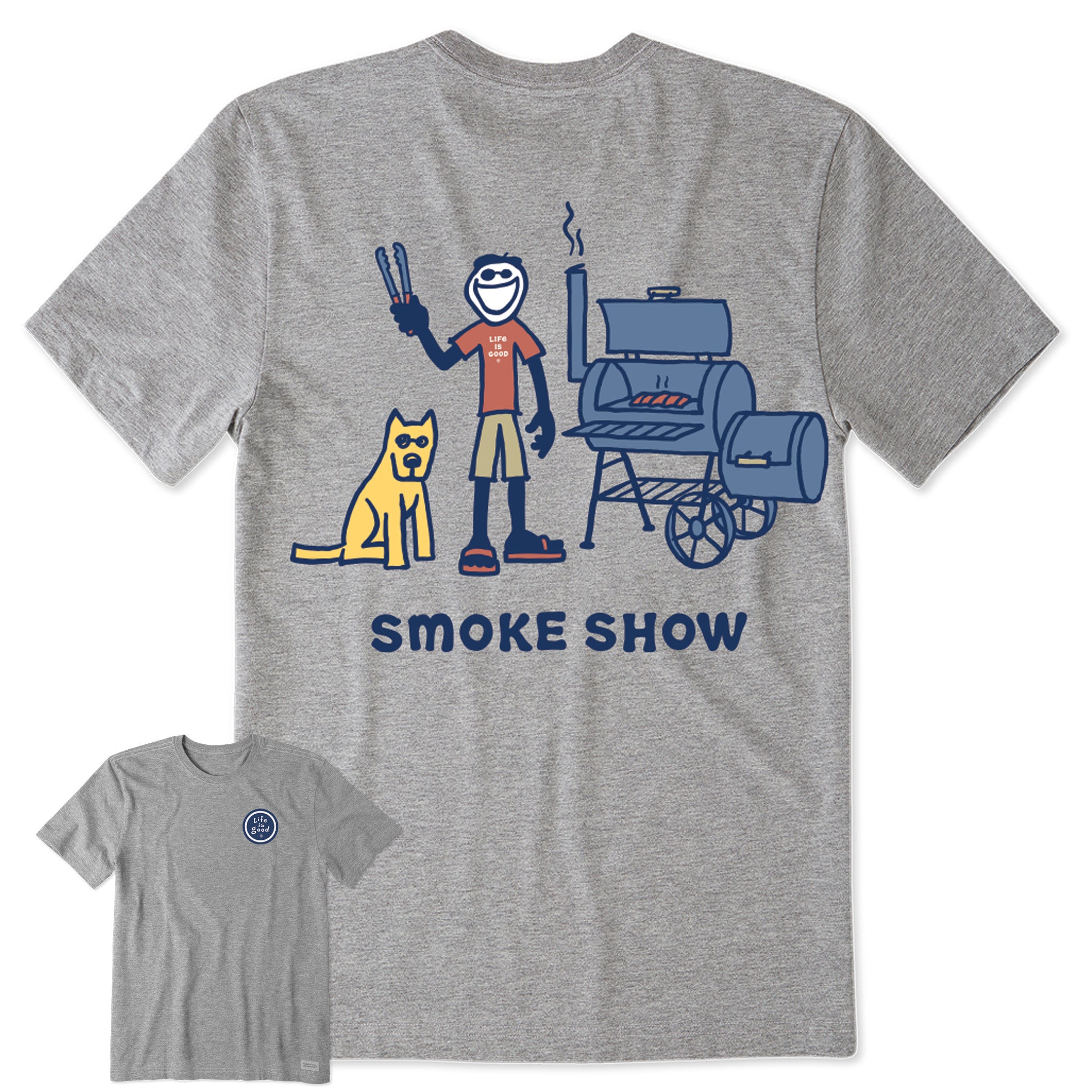 Men's Jake and Rocket Smoke Show Short Sleeve Crusher Tee