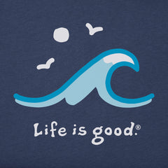 Men's Wave Curl Short Sleeve Tee