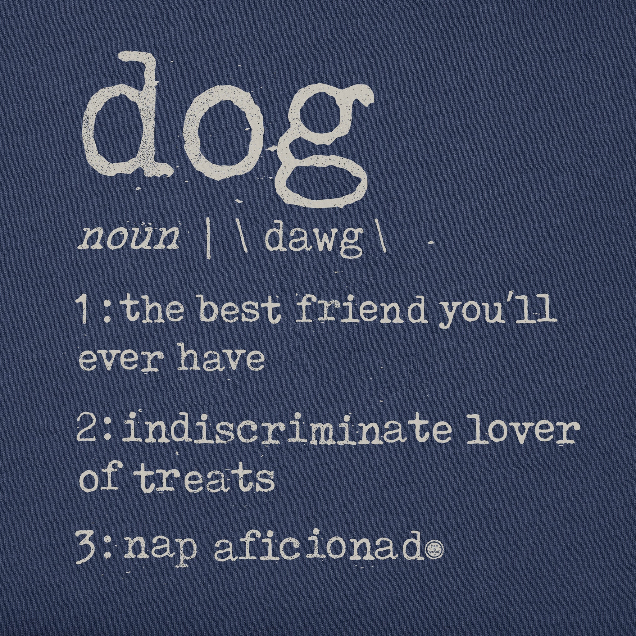 Women's Dog Defined Short Sleeve Crusher Vee