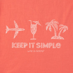 Women's Keep It Simple Travel Short Sleeve Tee