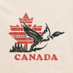 Women's Canadian Loon Short Sleeve Crusher Tee