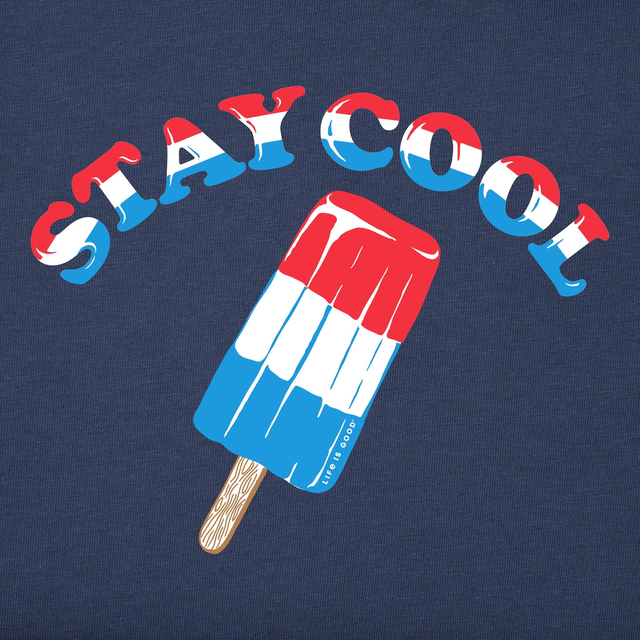 Kids Stay Cool USA Pop Short Sleeve Crusher Tee