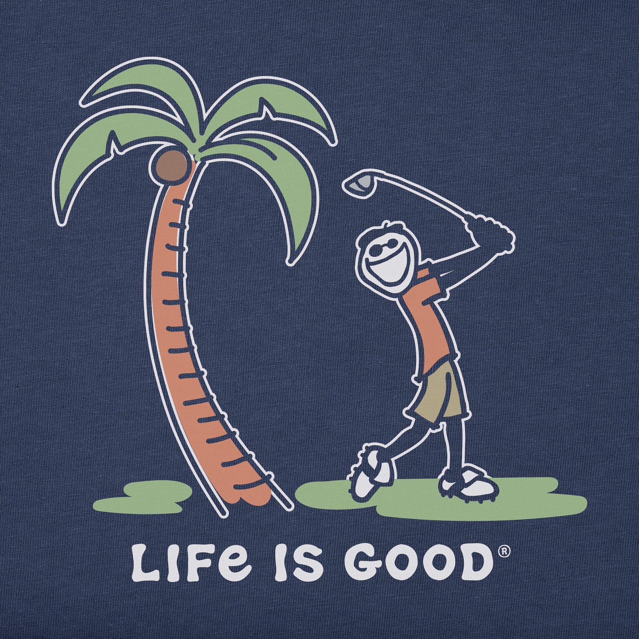 Men's Jake Palm Golf Short Sleeve Tee