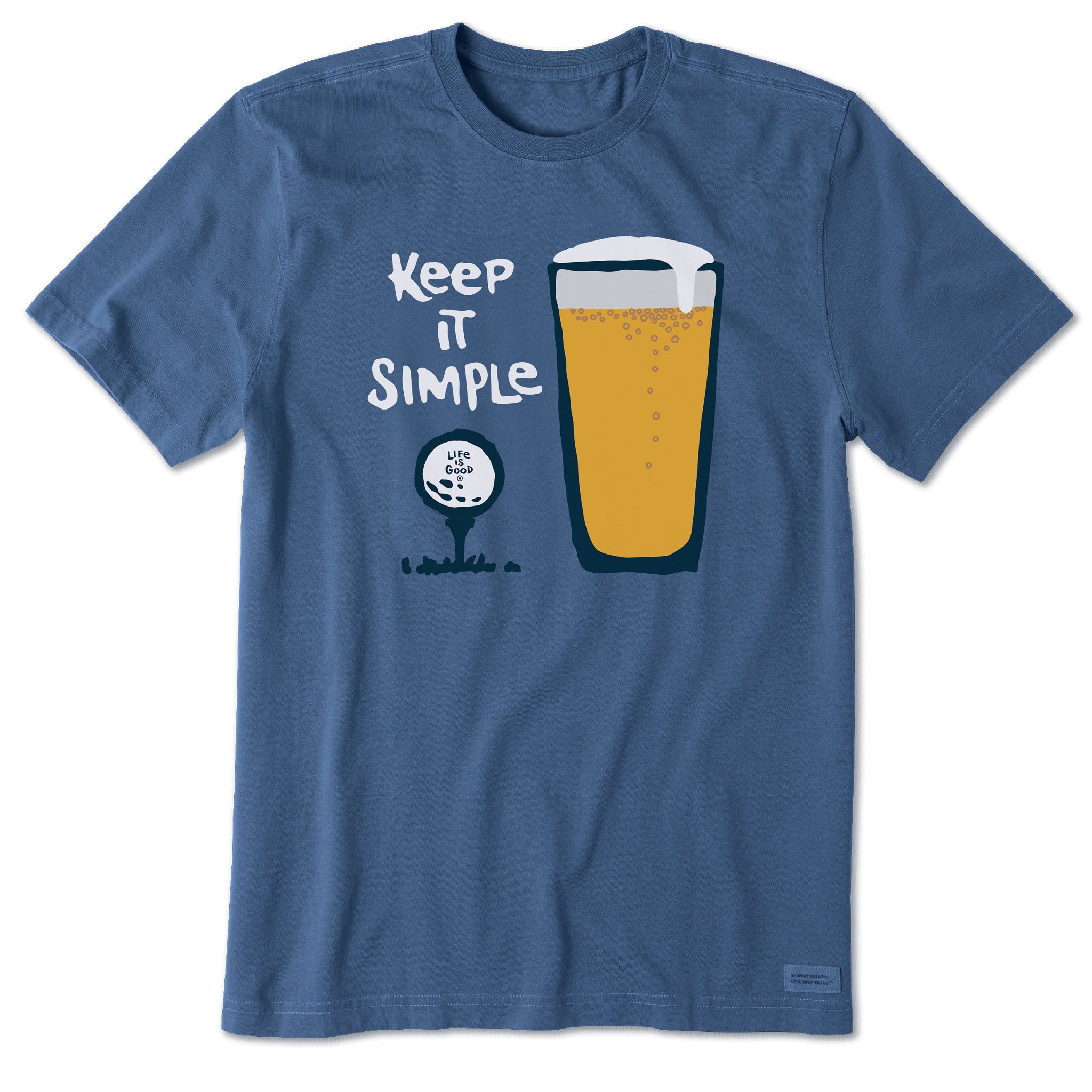 Men's Keep it Simple Golf & Beer Short Sleeve Tee
