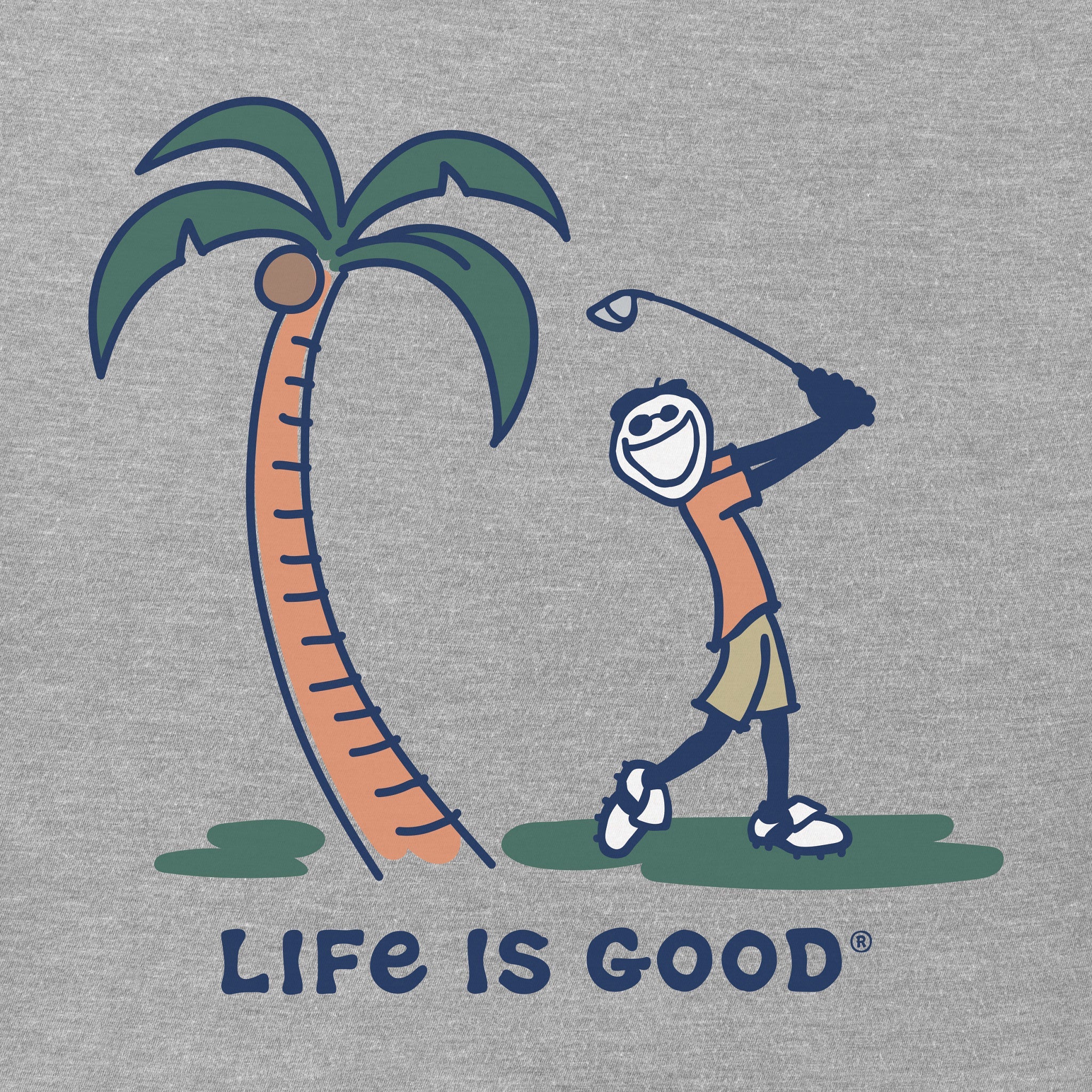 Men's Jake Palm Golf Short Sleeve Tee