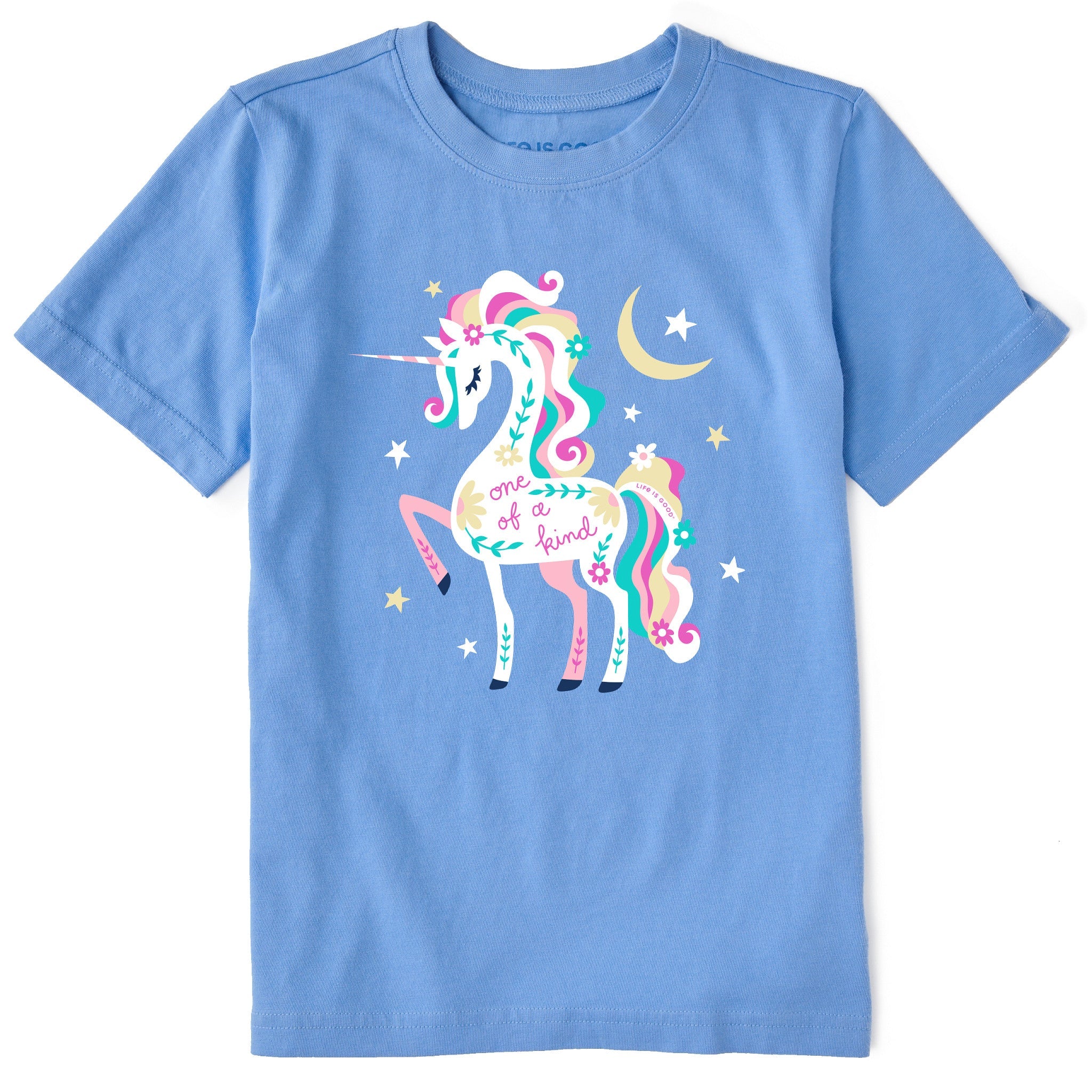 Kids One of a Kind Unicorn Short Sleeve Crusher Tee