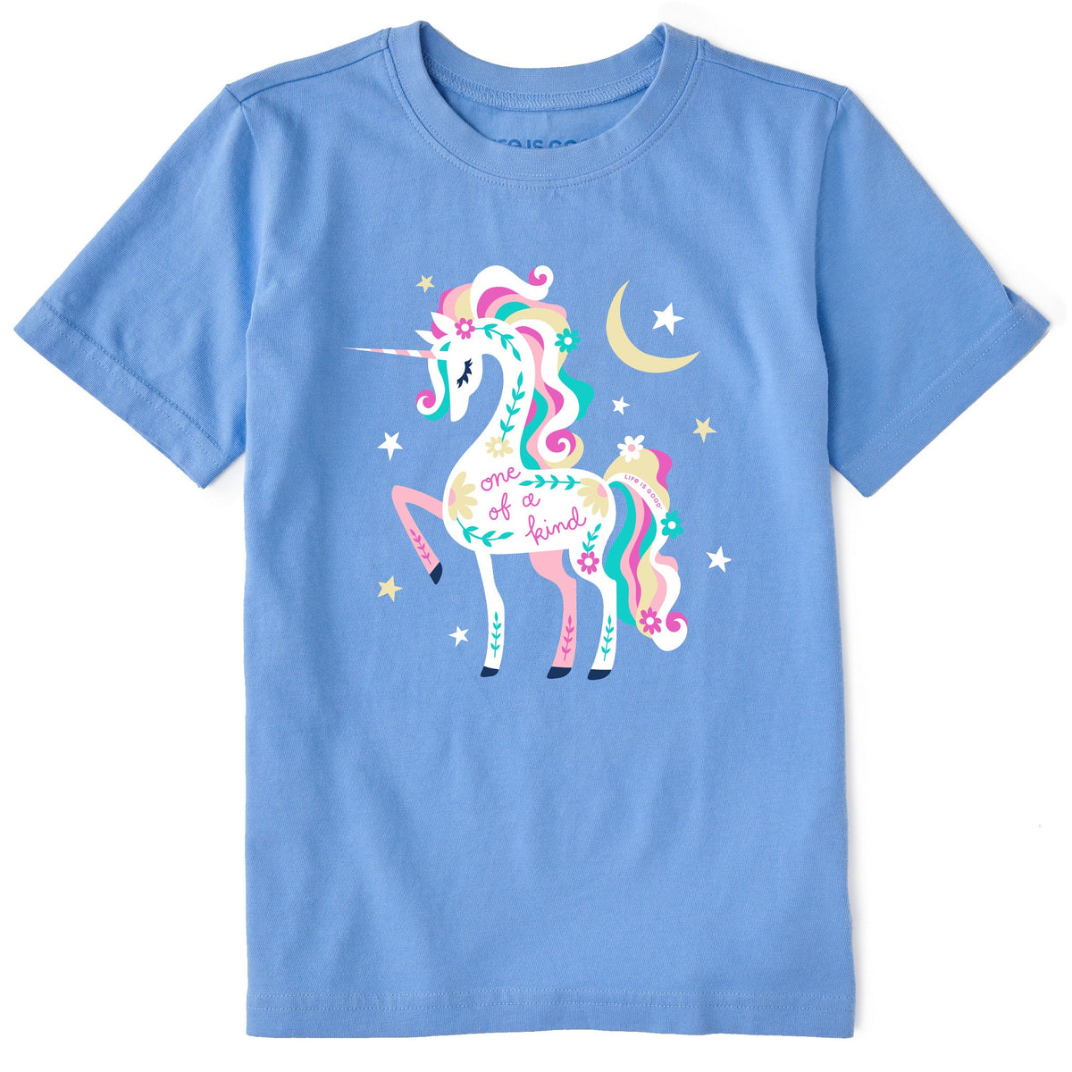 Kids One of a Kind Unicorn Short Sleeve Crusher Tee