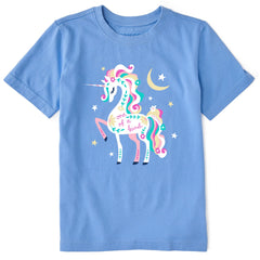 Kids One of a Kind Unicorn Short Sleeve Crusher Tee