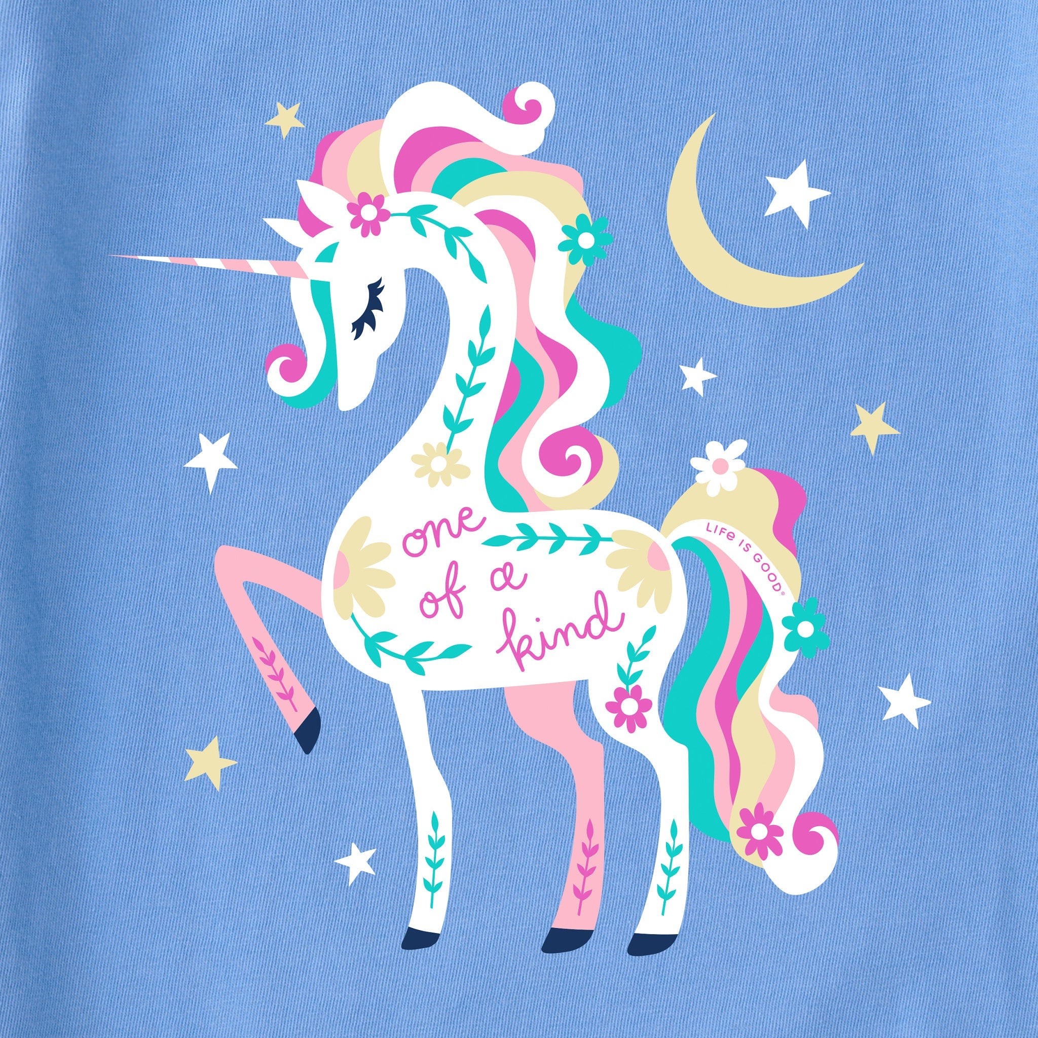 Kids One of a Kind Unicorn Short Sleeve Crusher Tee