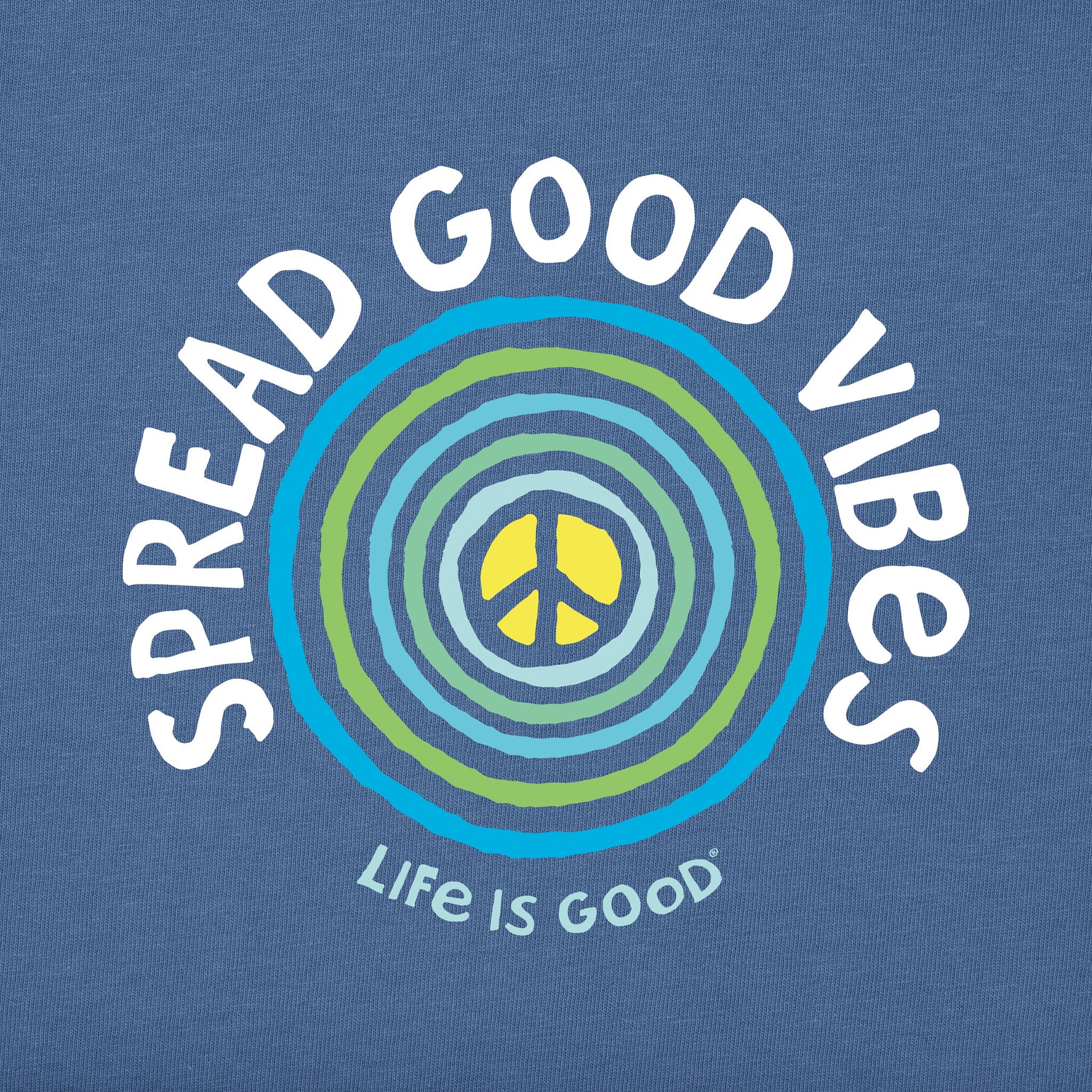 Kids Spread Good Vibes Circles Short Sleeve Crusher Tee