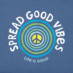 Kids Spread Good Vibes Circles Short Sleeve Crusher Tee