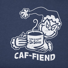 Men's Retro Grinch Caf-Fiend Long Sleeve Crusher Tee