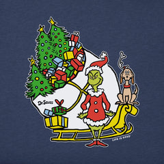Men's You Had me at Who-Ville Sleigh Long Sleeve Crusher Tee