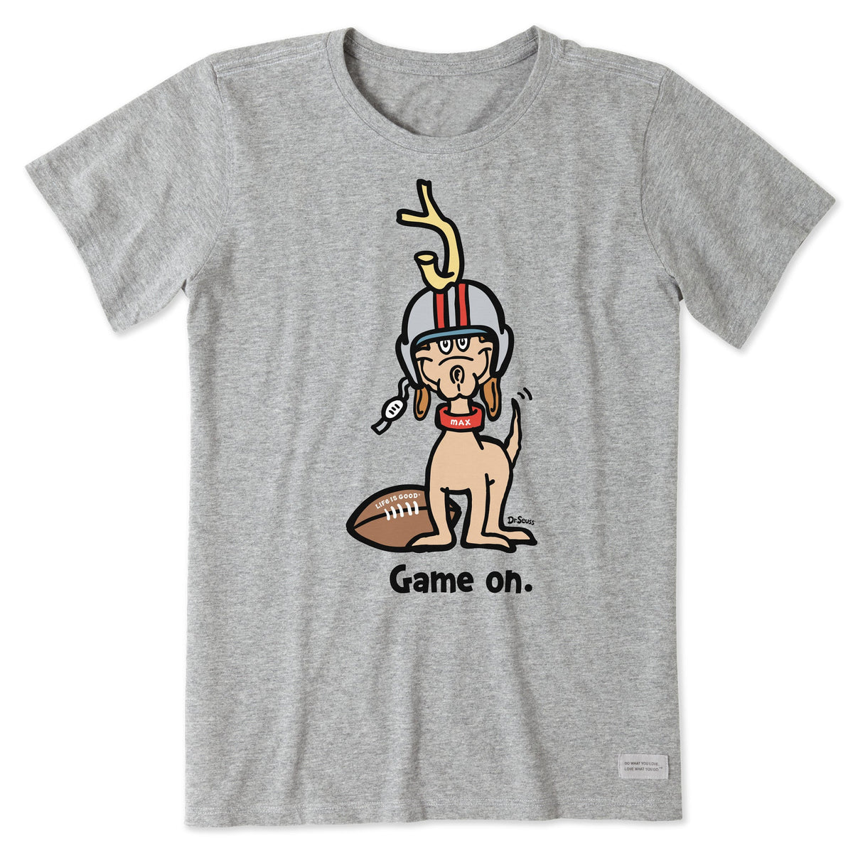 Women's Game On Football Max Short Sleeve Crusher Tee