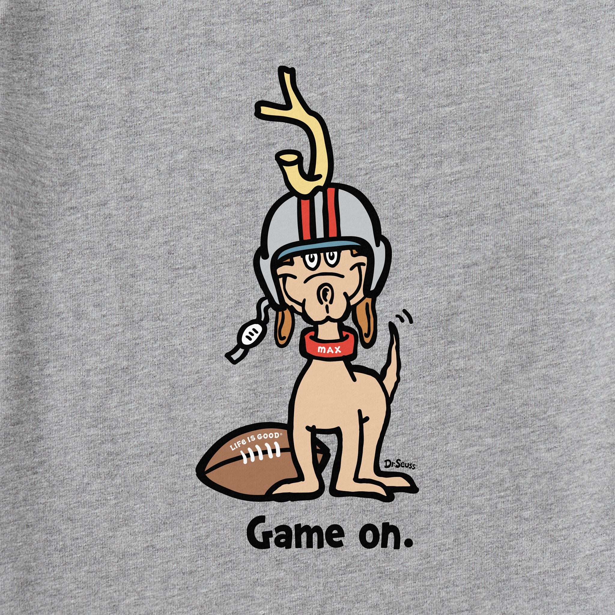 Women's Game On Football Max Short Sleeve Crusher Tee