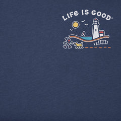 Men's Jake and Rocket Lighthouse Walk Short Sleeve Crusher Tee